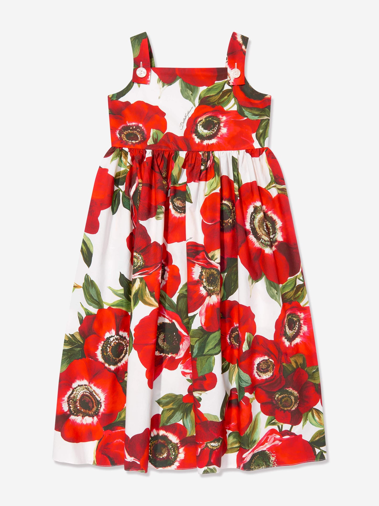 Dolce & Gabbana 女童多色海葵印花连衣裙