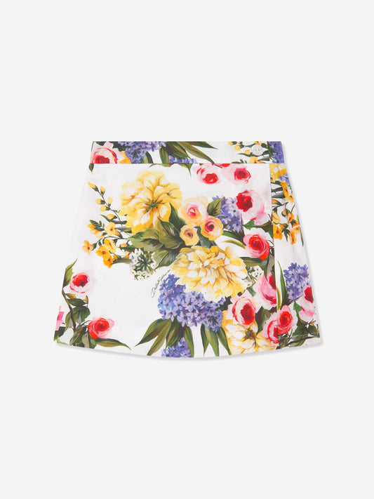 Dolce & Gabbana 女童花卉印花短裙（多色）