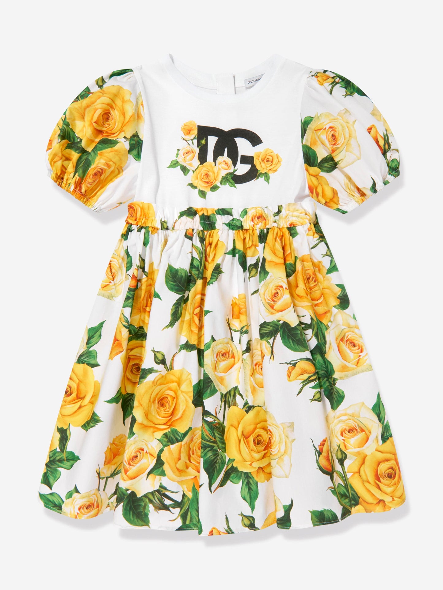 Dolce & Gabbana 女童玫瑰印花连衣裙（多色）