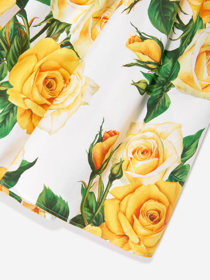 Dolce & Gabbana 女童玫瑰印花连衣裙（多色）