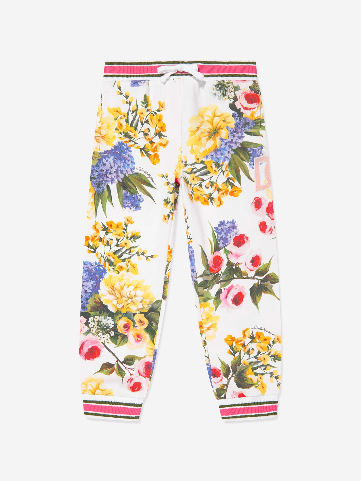 Dolce & Gabbana 女童花卉印花慢跑裤（多色）