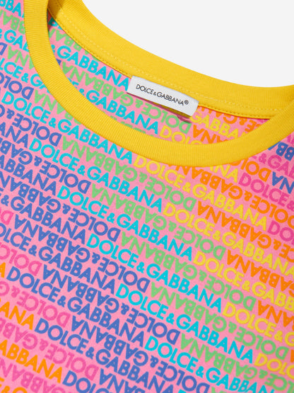Dolce & Gabbana 女童 Logomania T 恤（多色）