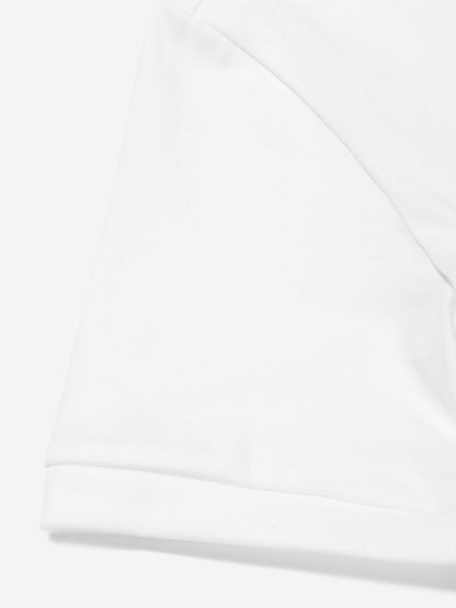 Dolce & Gabbana 女童白色徽标系带 T 恤