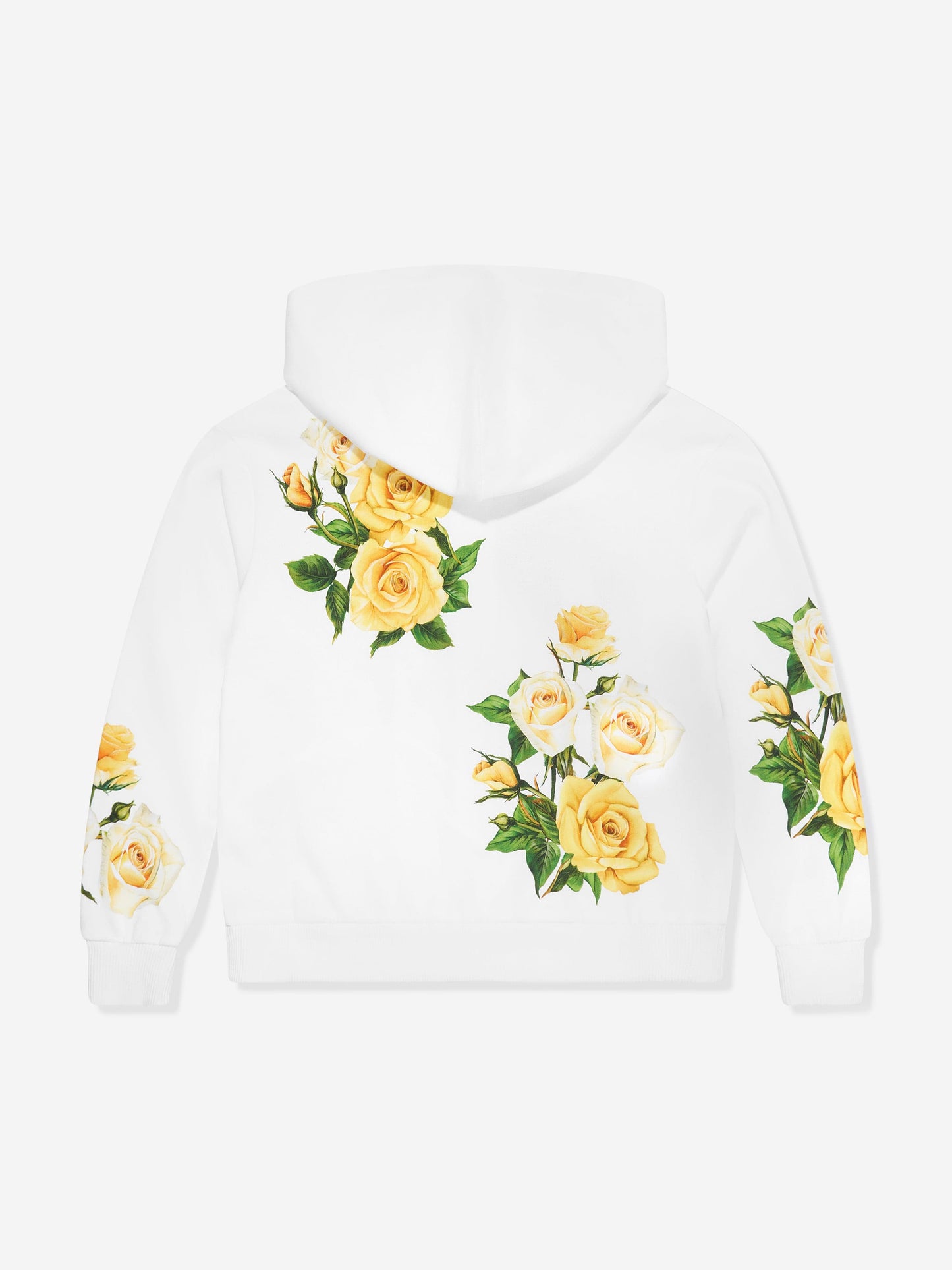 Dolce & Gabbana 女童玫瑰印花连帽衫（多色）