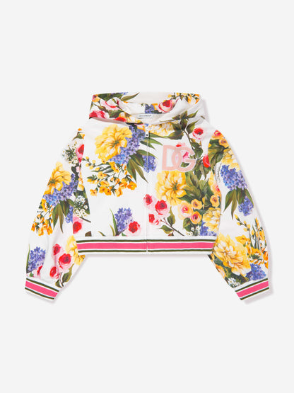 Dolce & Gabbana 女童花朵印花拉链上衣（多色）