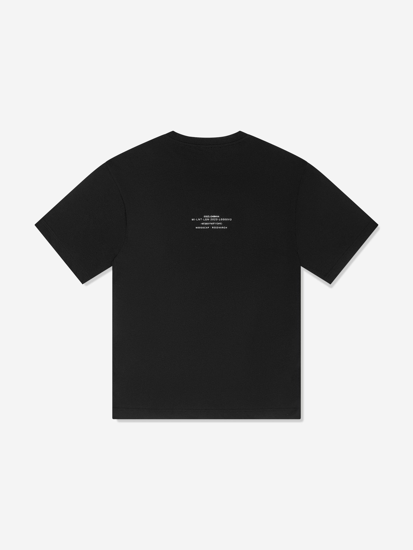 Dolce & Gabbana 男童 DG Vibe T 恤（黑色）