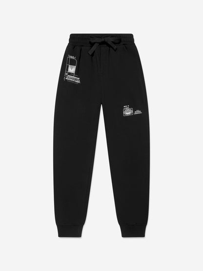 Dolce & Gabbana 女童 DG Vibe 慢跑裤（黑色）