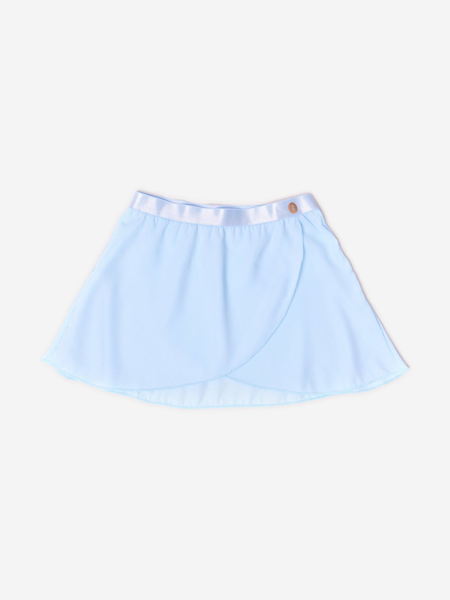 Danskin 女童 Pirouette 蓝色透视半身裙