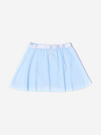 Danskin 女童 Pirouette 蓝色透视半身裙