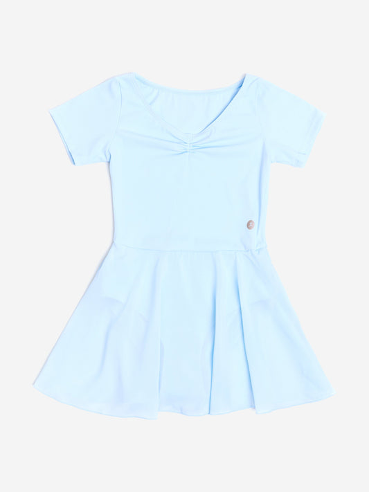 Danskin 女童 Tendu 紧身连衣裤（蓝色）