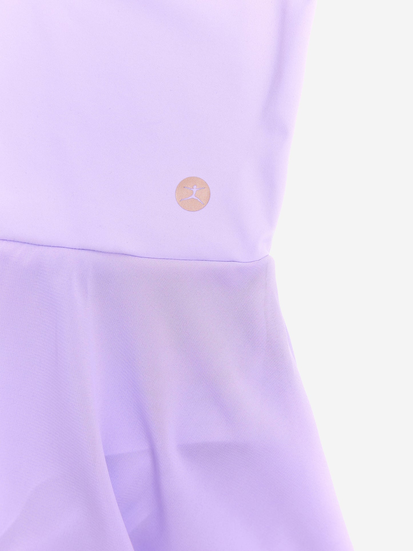 Danskin 女童 Tendu 紧身连衣裤（带裙子）（紫色）