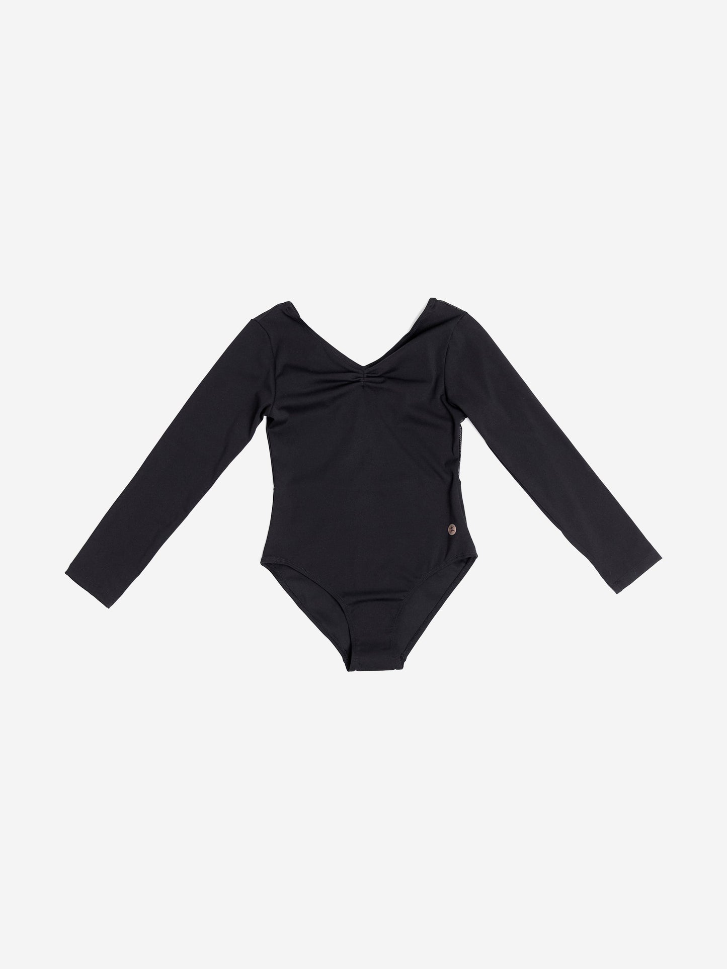 Danskin 女童阿拉伯式紧身连衣裤（黑色）