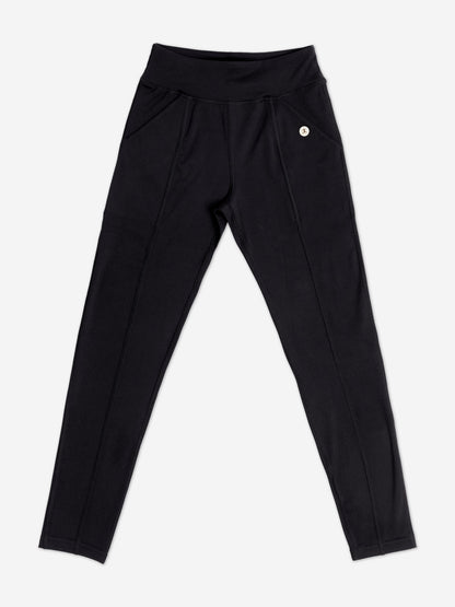 Danskin Girls High Waist Leggings with Pockets in Black