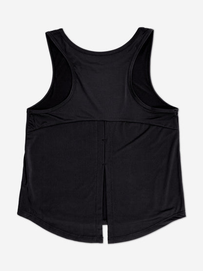 Danskin Girls Split Back Vest Top in Black