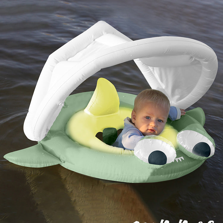 婴儿绿色怪兽游泳圈