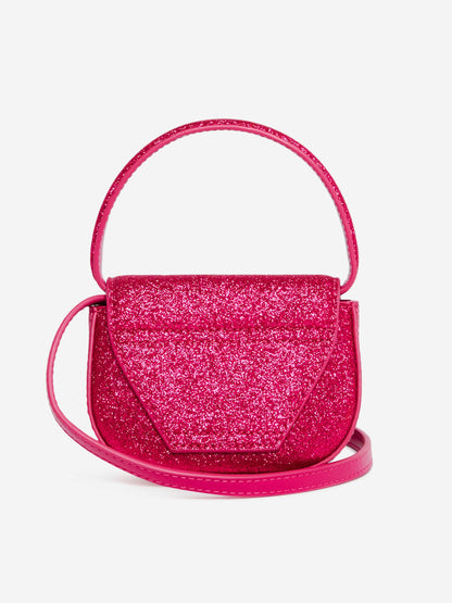 Diesel Girls 椭圆形 D 标志手提包 粉色（20 厘米）