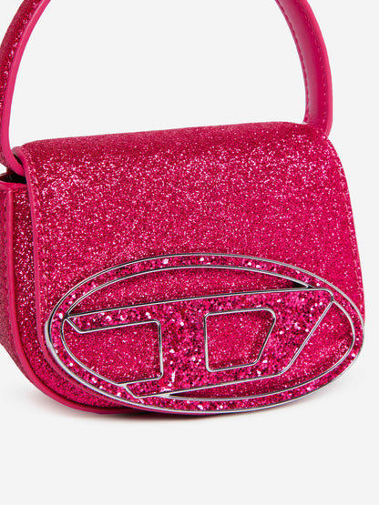 Diesel Girls 椭圆形 D 标志手提包 粉色（20 厘米）