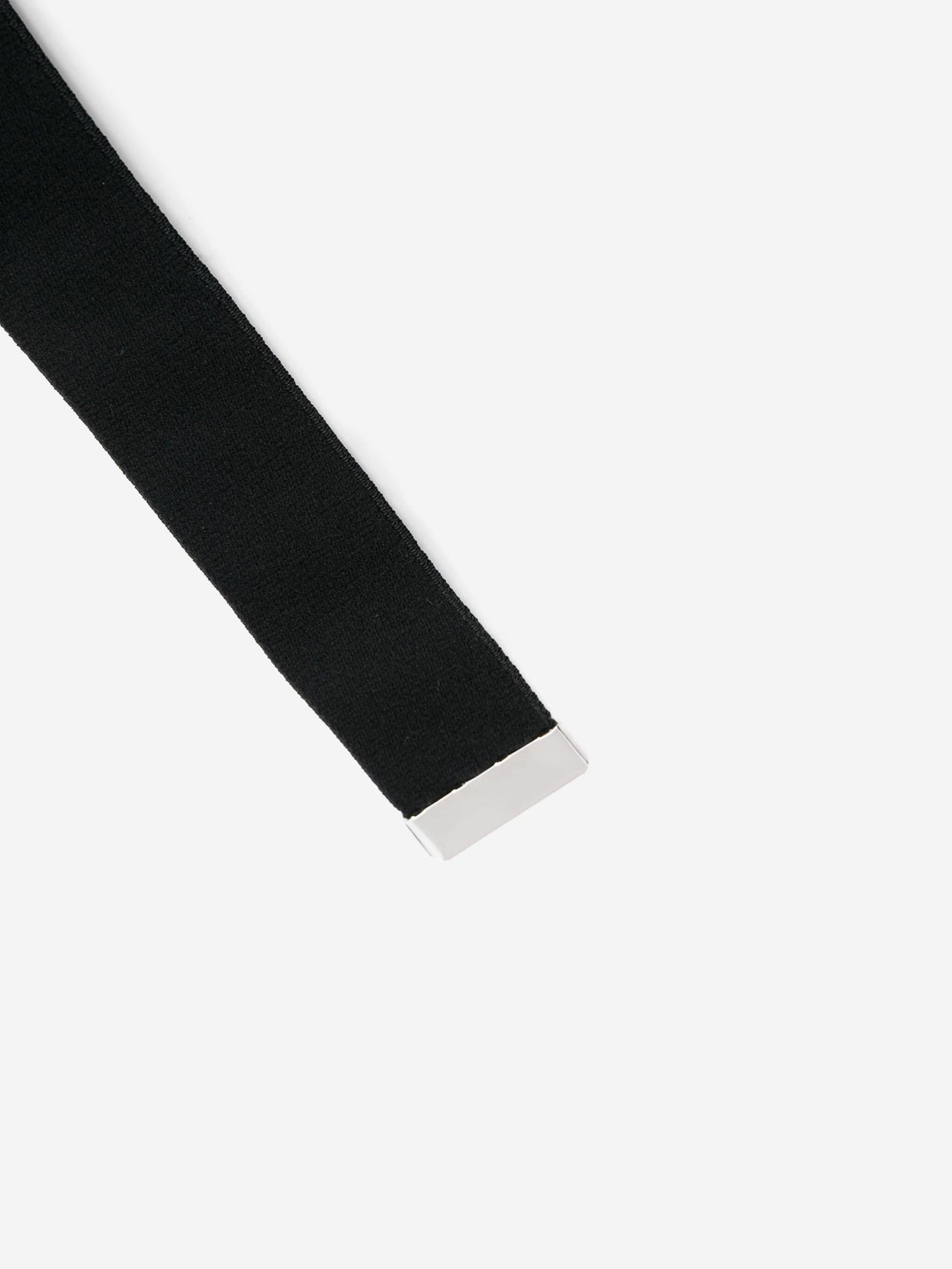 Diesel Boys 黑色椭圆形 D 标志腰带