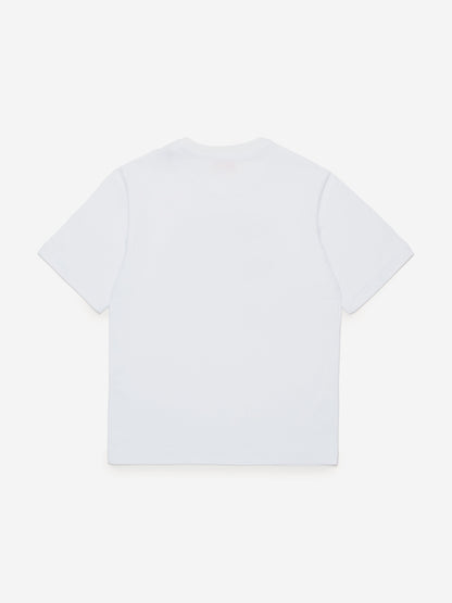 Diesel Boys 白色椭圆形 D 标志 T 恤