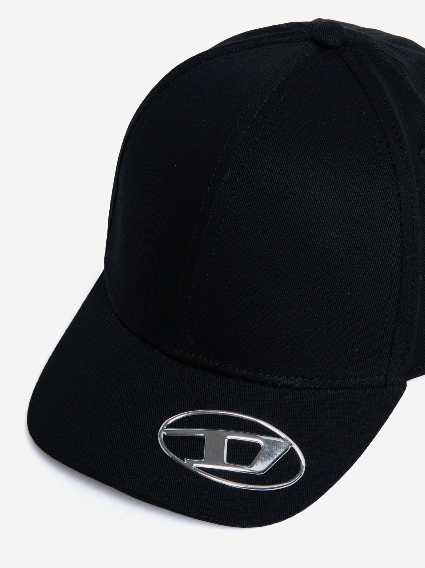 Diesel Kids 椭圆形 D 徽标棒球帽（黑色）