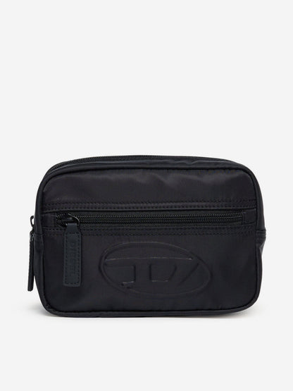 Diesel Kids 椭圆形 D 标志腰包 黑色（35 厘米）