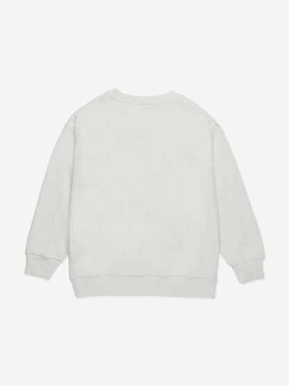 Diesel Girls Seruffix Logo 运动衫（灰色）