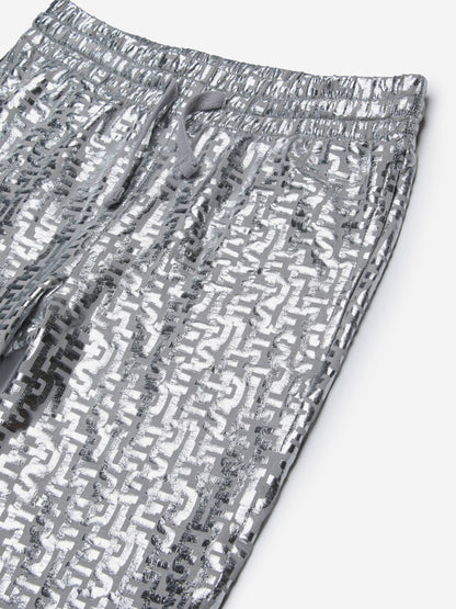 Diesel Girls Pendyx 品牌银色长裤