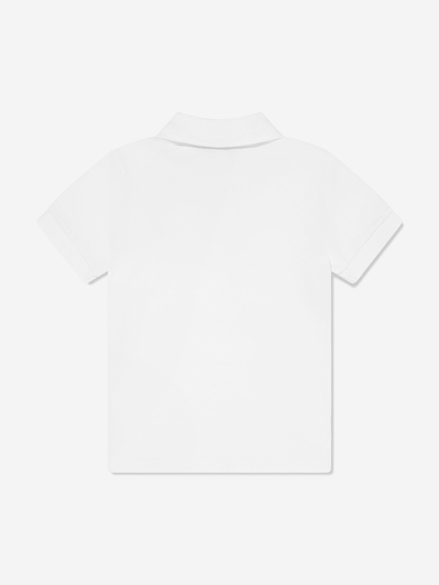 Diesel Boys 白色椭圆形 D Polo 衫