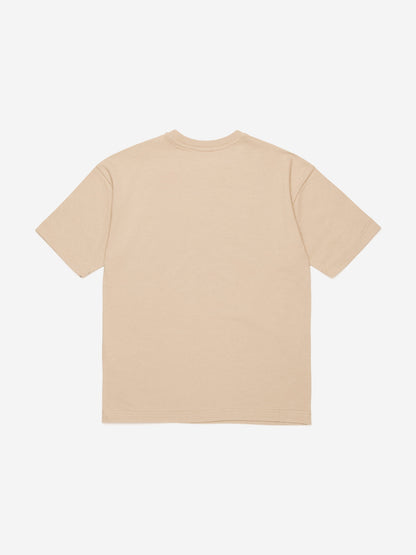 Diesel Kids 米色徽标 T 恤