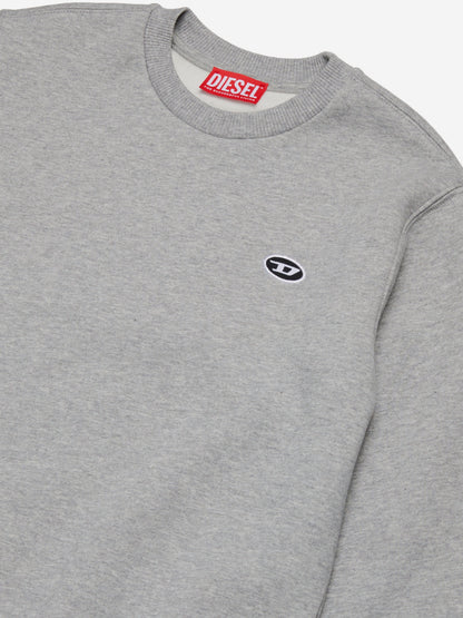 Diesel Boys 灰色徽标运动衫
