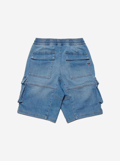 Diesel Boys JoggJean® 抽绳短裤（蓝色）