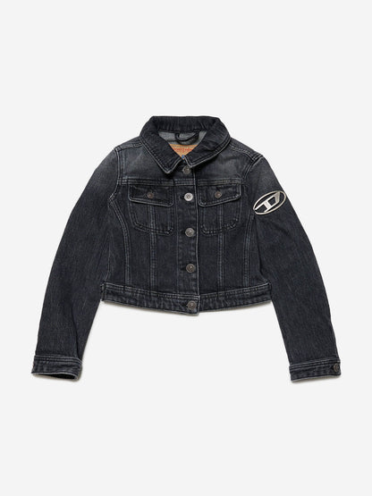 Diesel Girls 黑色牛仔夹克