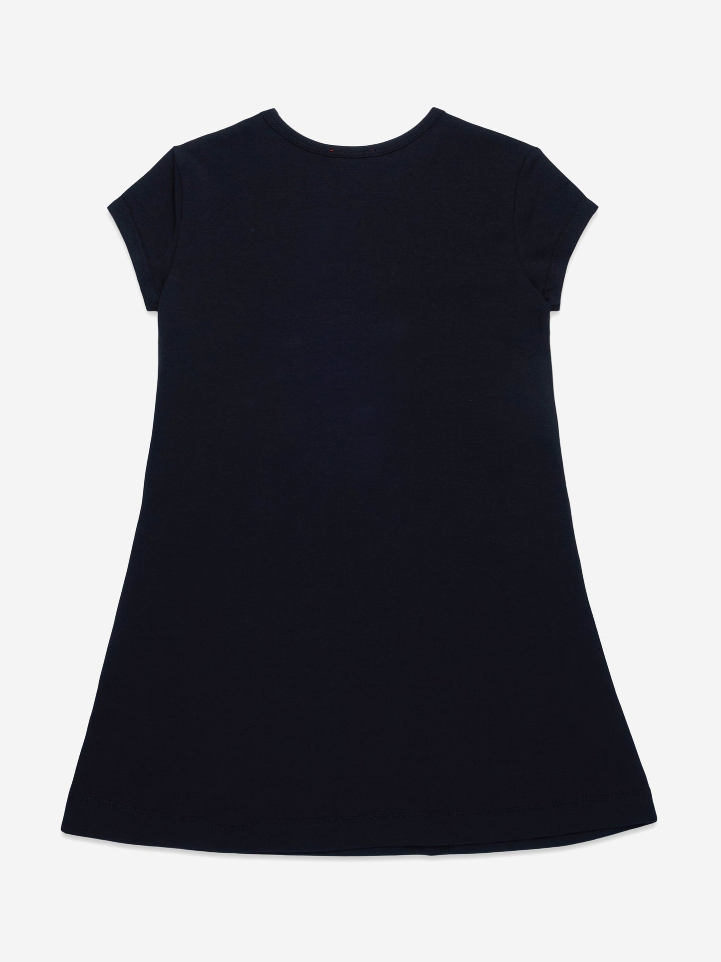 Girls Oval D T-Shirt Dress in Black