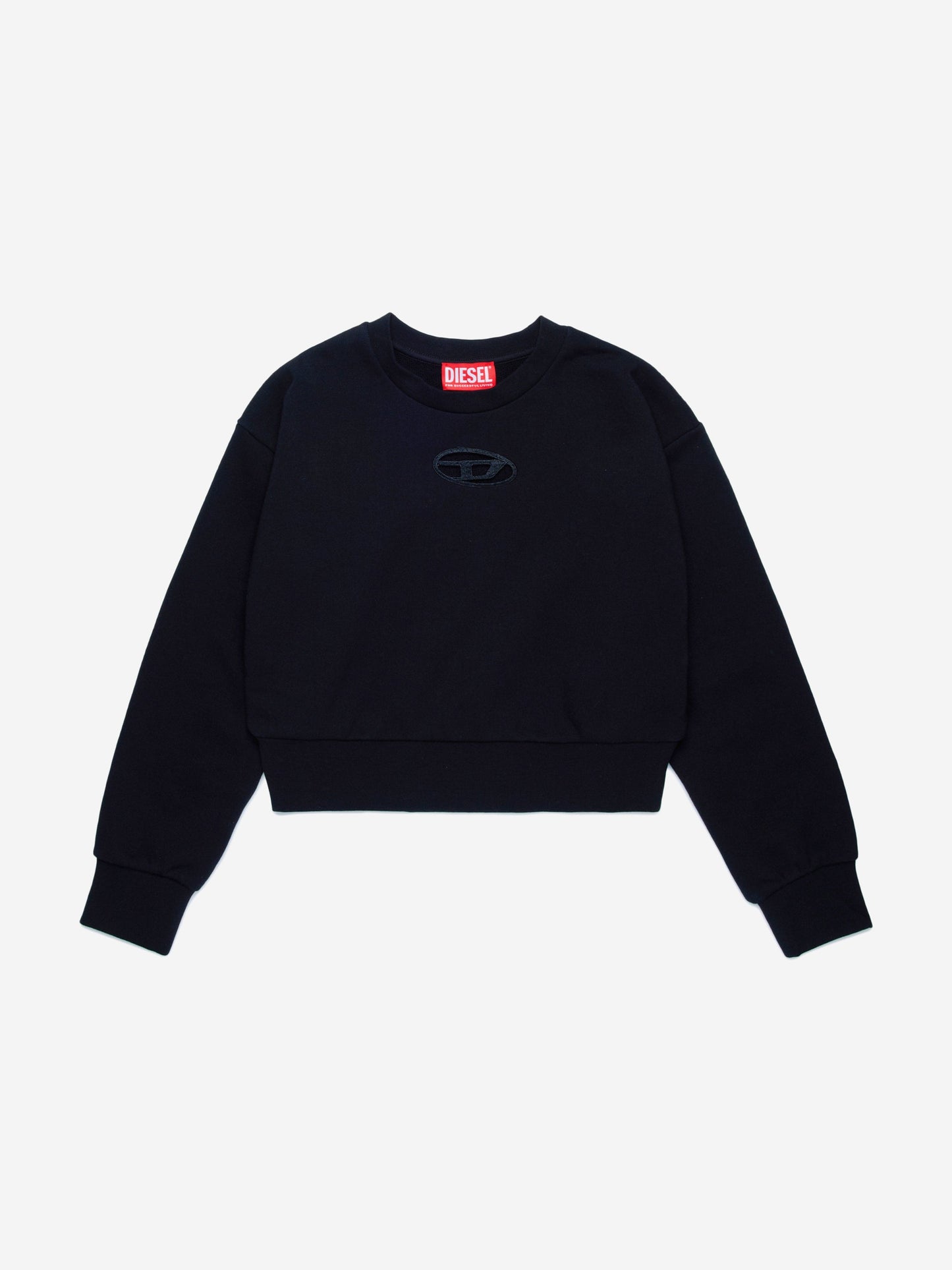 Girls Oval D Sweatshirt in Black