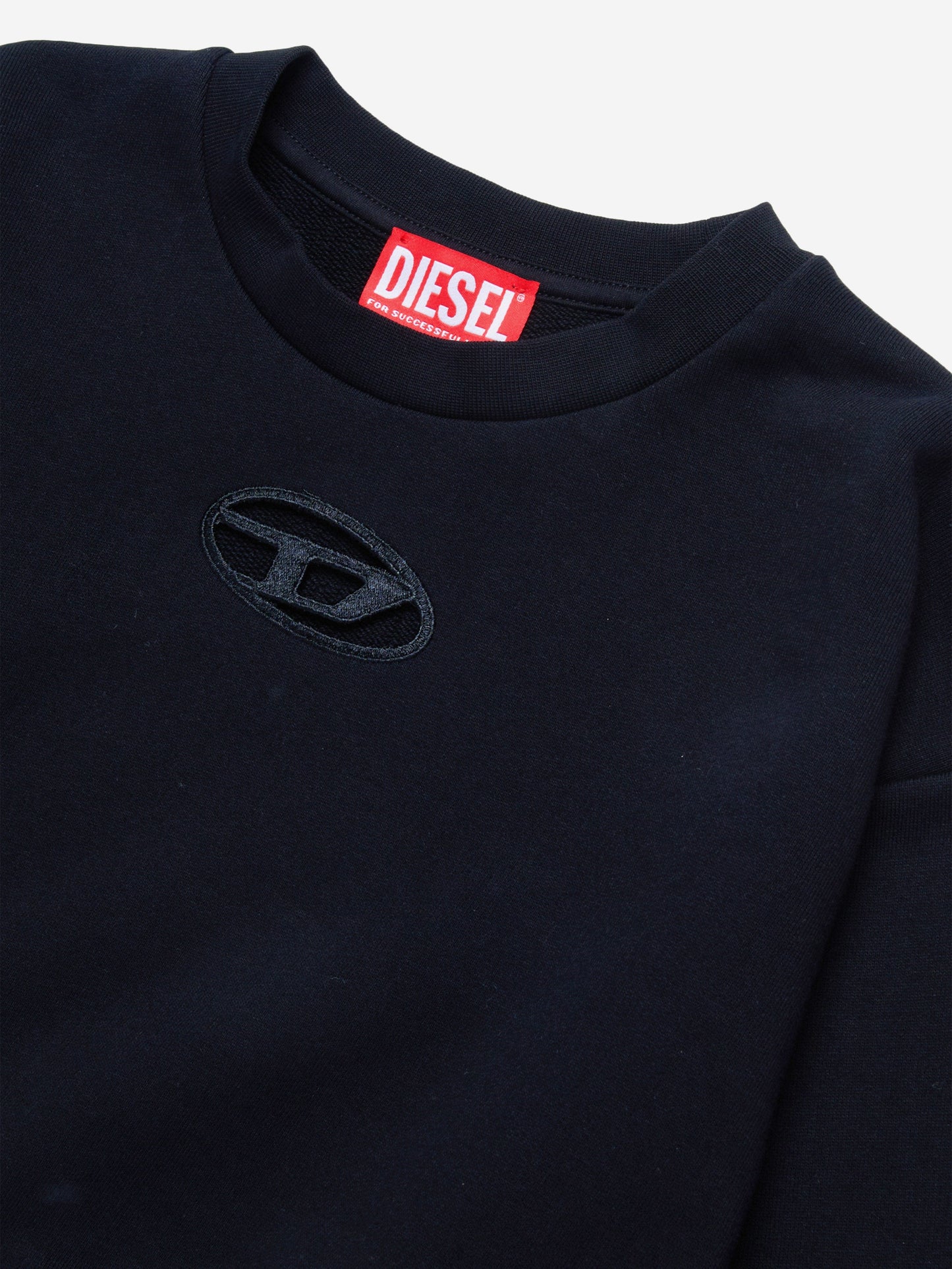 Girls Oval D Sweatshirt in Black