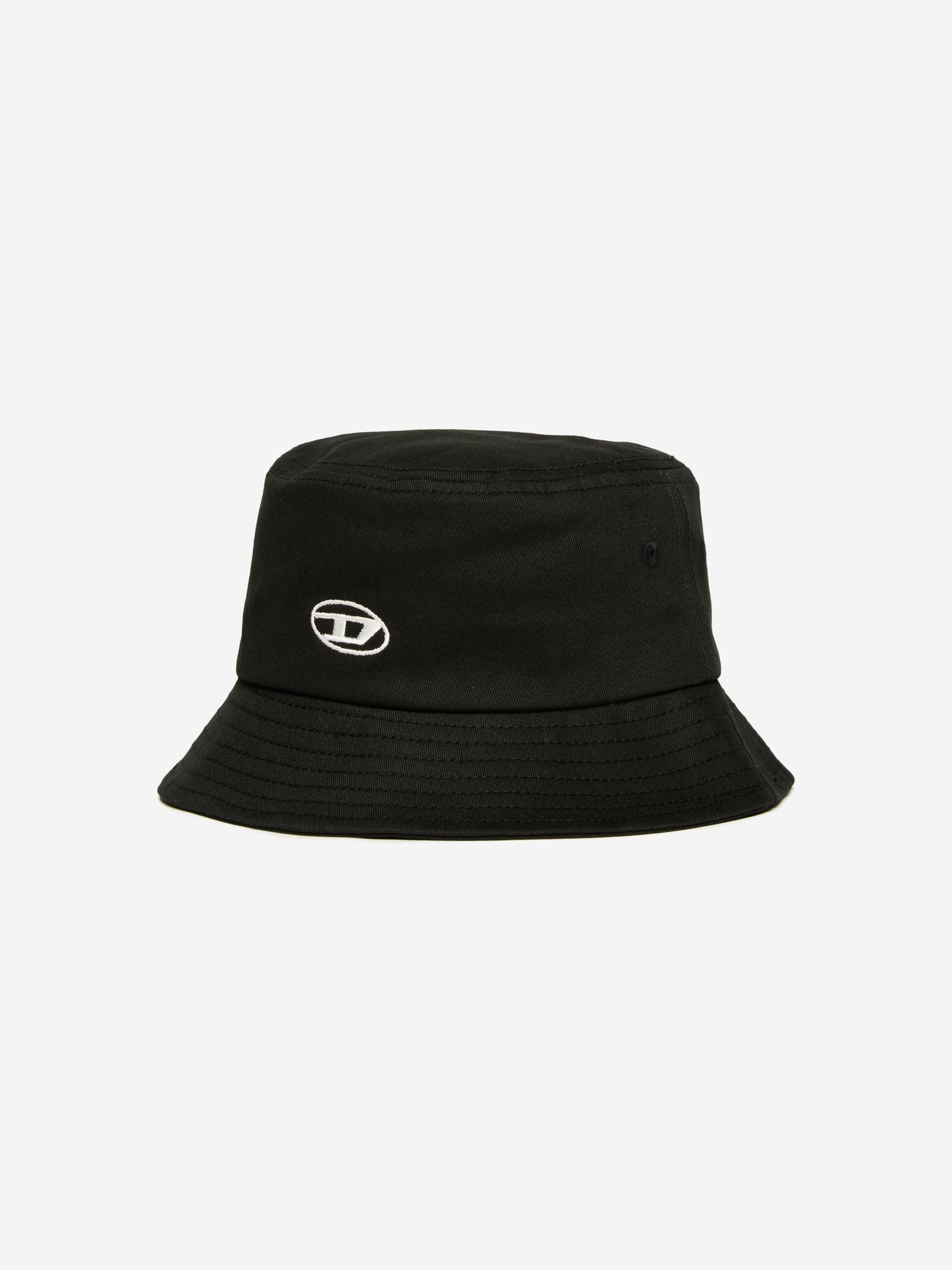 Kids Oval D Logo Bucket Hat in Black