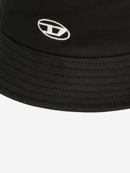 Kids Oval D Logo Bucket Hat in Black