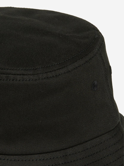 Kids Oval D Logo Bucket Hat in Black