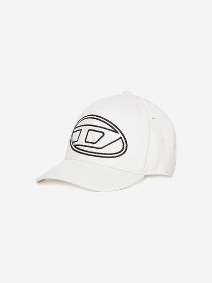Boys Oval D Logo Cap in White