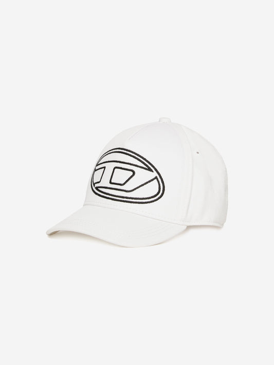 Boys Oval D Logo Cap in White