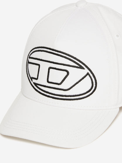 Boys Oval D Logo Cap in White