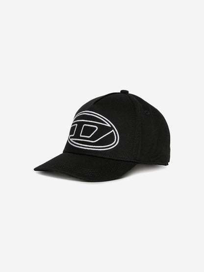 Boys Oval D Logo Cap in Black