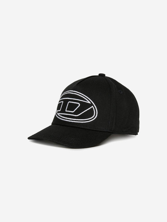 Boys Oval D Logo Cap in Black