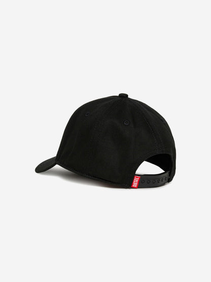 Boys Oval D Logo Cap in Black