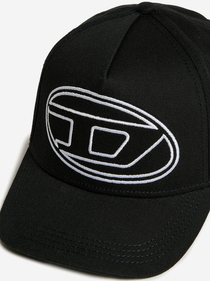Boys Oval D Logo Cap in Black