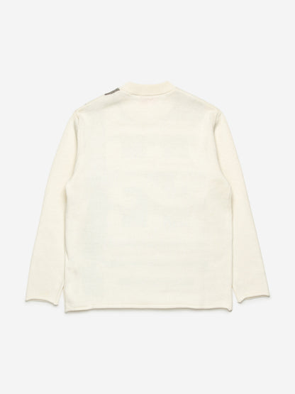 Boys Logo Jumper in Ivory