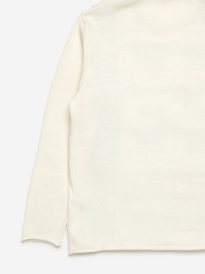 Boys Logo Jumper in Ivory