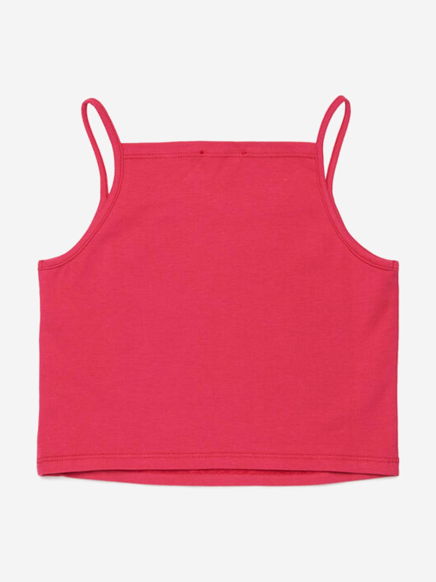 Girls Oval D Sleeveless Top in Pink