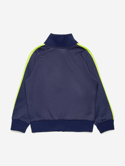 Boys Logo Track Jacket in Navy