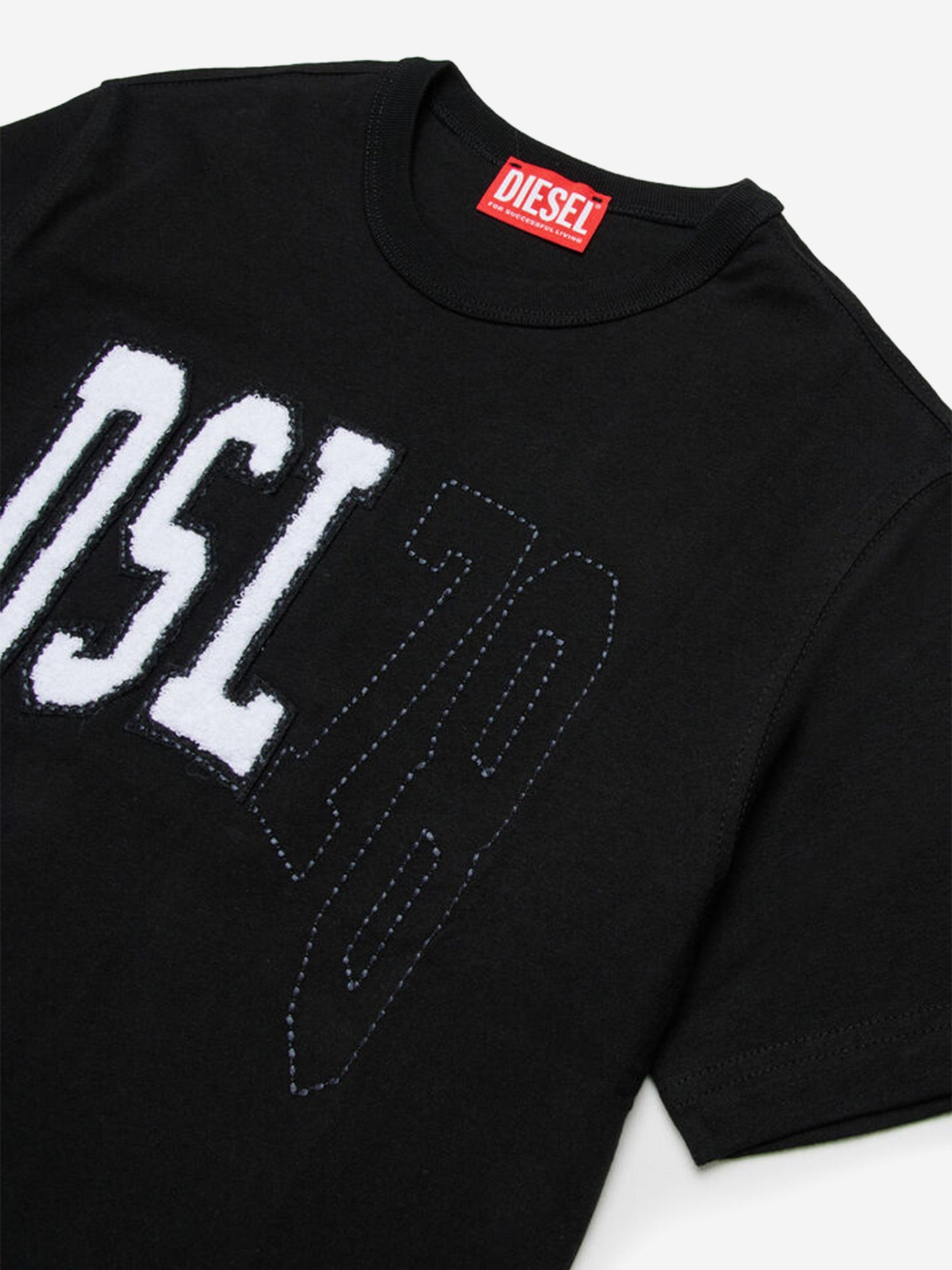 Boys Logo T-Shirt in Black